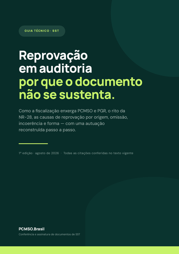 Capa do material Ebook — Reprovação em auditoria