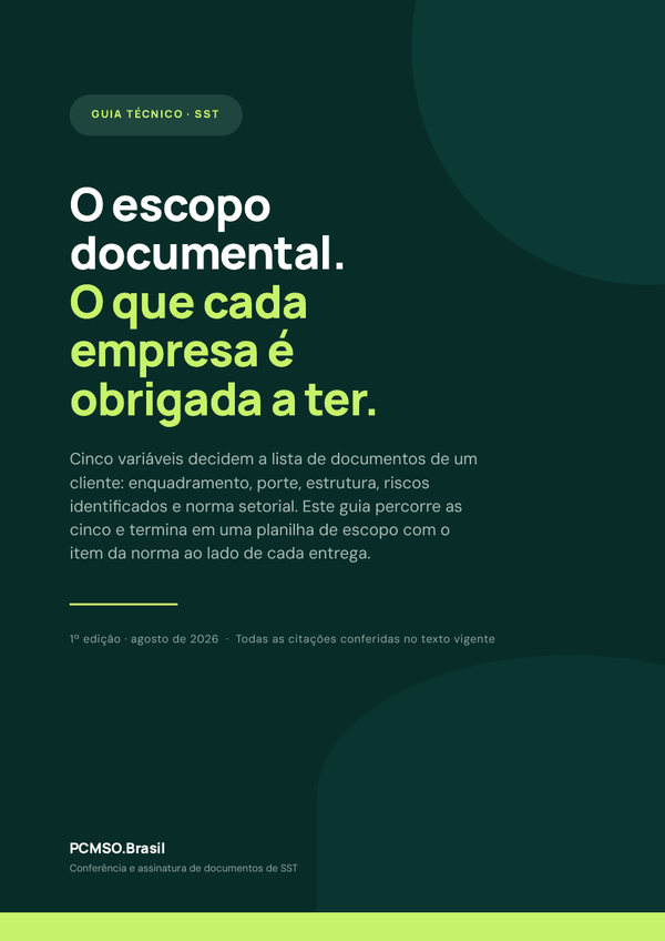 Capa do material Ebook — Escopo documental