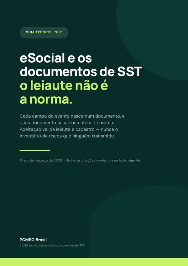 Capa do material Ebook — eSocial e os documentos de SST