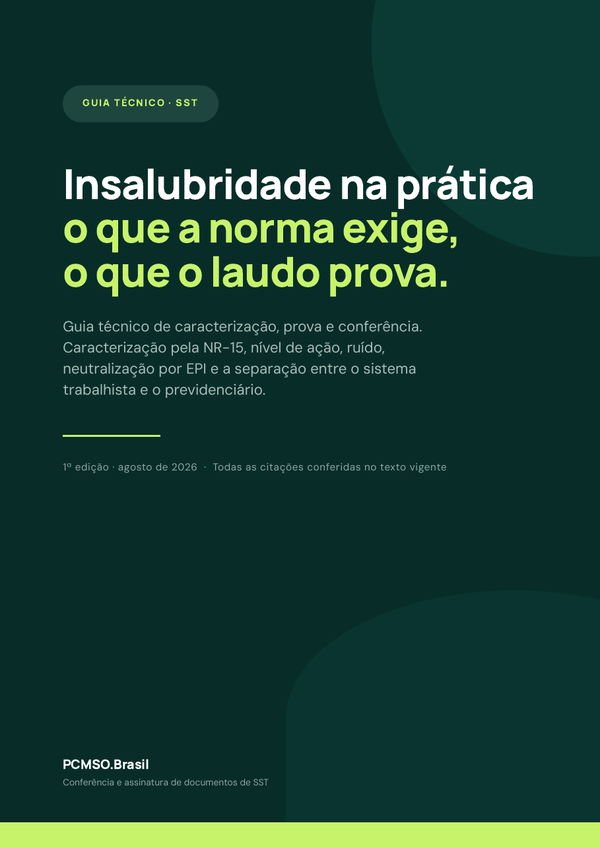 Capa do material Ebook — Insalubridade na prática