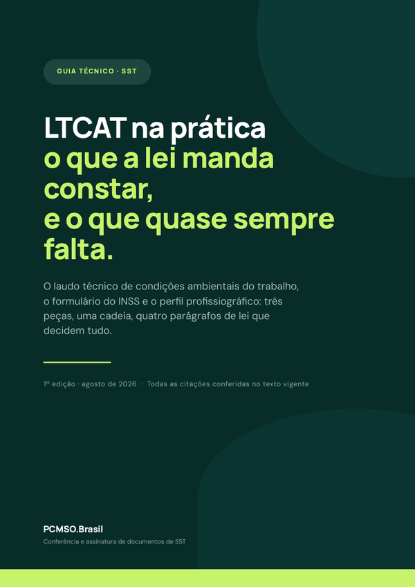 Capa do material Ebook — LTCAT na prática