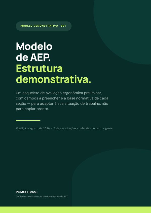 Capa do material Modelo — AEP