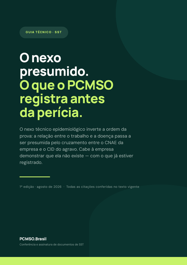 Capa do material Ebook — O nexo presumido