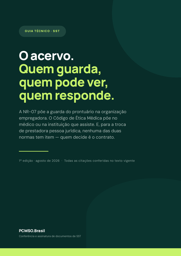 Capa do material Ebook — O acervo