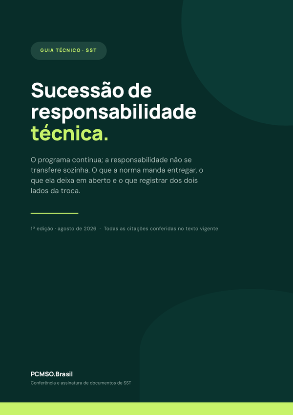 Capa do material Ebook — Troca do responsável técnico